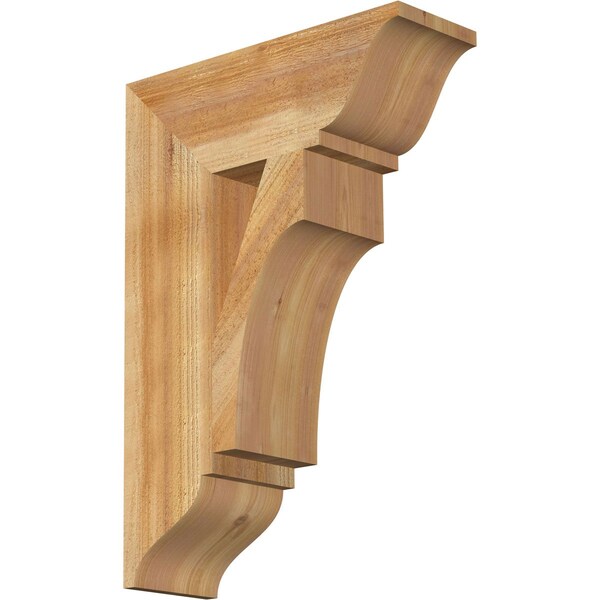 Ekena Millwork Westlake Traditional Rough Sawn Bracket, Western Red Cedar, 6"W x 18"D x 26"H BKT06X18X26WTL01RWR - main